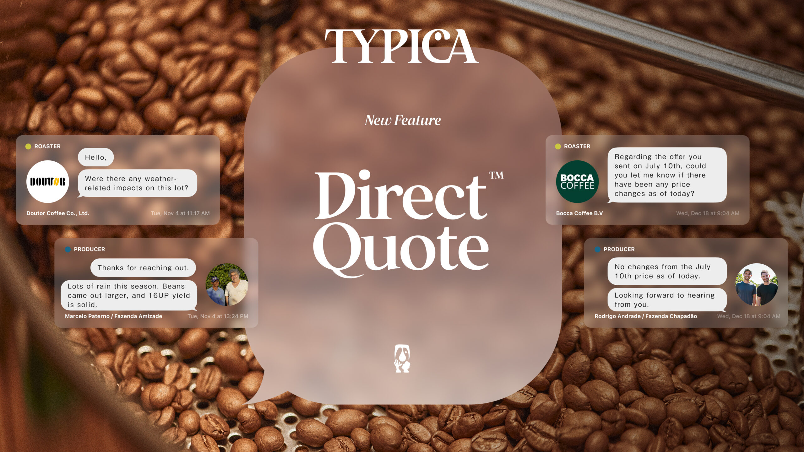 A New Market Standard Starting from Brazil — Introducing Direct Quote™, a Feature That Lets You Request Quotes Directly from Producers | TYPICA Direct Quote™